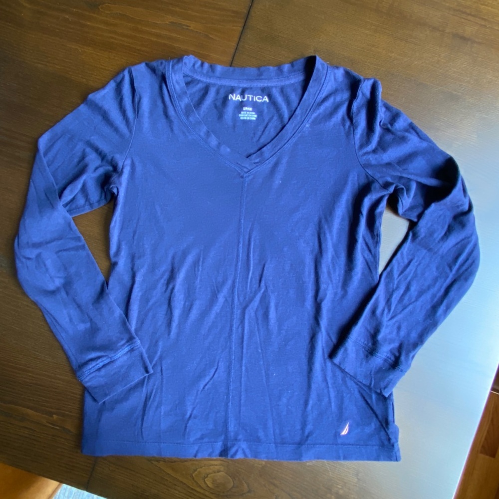 Nautica Women’s Stretch Shirt Tip S Small